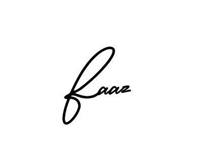 Faaz stylish signature style. Best Handwritten Sign (AmerikaSignatureDemo-Regular) for my name. Handwritten Signature Collection Ideas for my name Faaz. Faaz signature style 3 images and pictures png