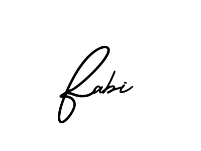 Similarly AmerikaSignatureDemo-Regular is the best handwritten signature design. Signature creator online .You can use it as an online autograph creator for name Fabi. Fabi signature style 3 images and pictures png