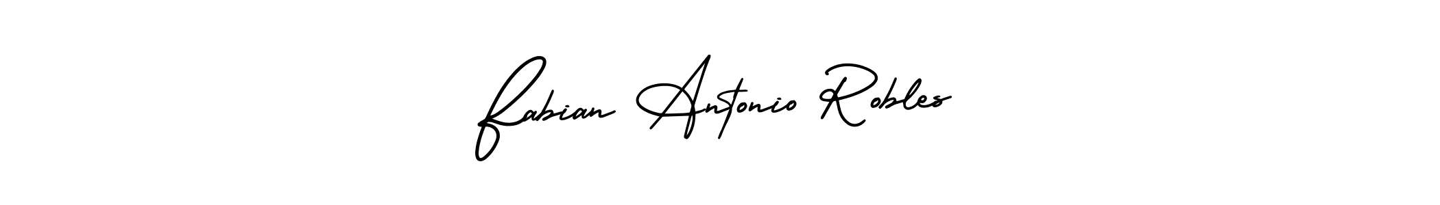 Use a signature maker to create a handwritten signature online. With this signature software, you can design (AmerikaSignatureDemo-Regular) your own signature for name Fabian Antonio Robles. Fabian Antonio Robles signature style 3 images and pictures png