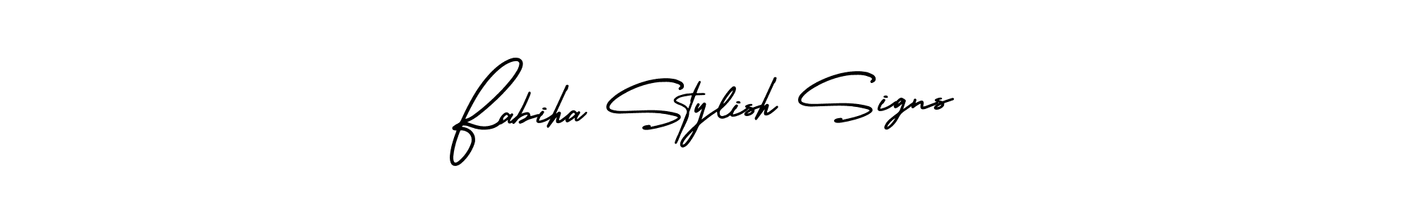 Create a beautiful signature design for name Fabiha Stylish Signs. With this signature (AmerikaSignatureDemo-Regular) fonts, you can make a handwritten signature for free. Fabiha Stylish Signs signature style 3 images and pictures png