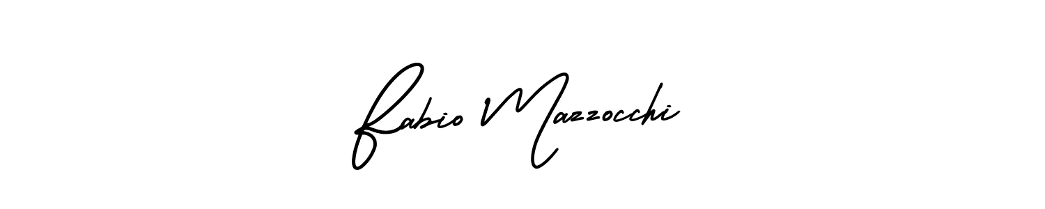 Use a signature maker to create a handwritten signature online. With this signature software, you can design (AmerikaSignatureDemo-Regular) your own signature for name Fabio Mazzocchi. Fabio Mazzocchi signature style 3 images and pictures png