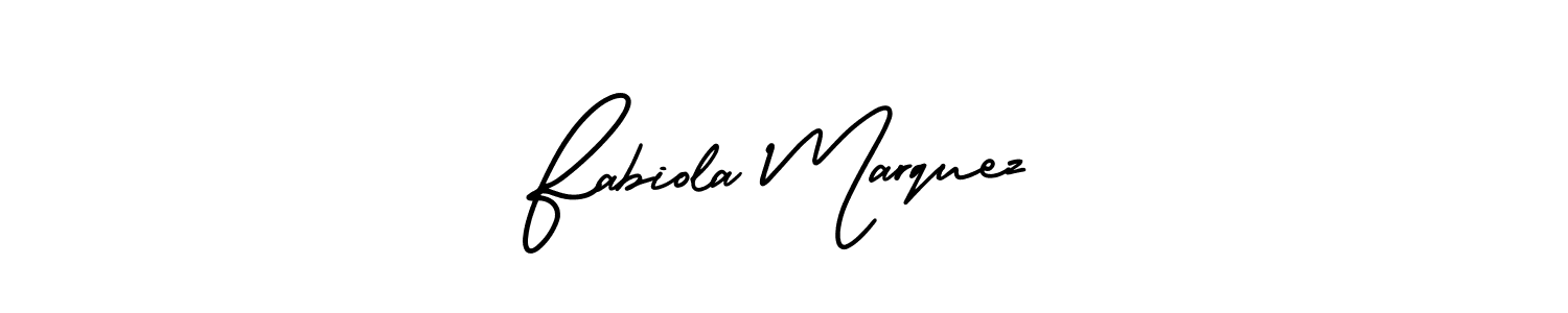 How to Draw Fabiola Marquez signature style? AmerikaSignatureDemo-Regular is a latest design signature styles for name Fabiola Marquez. Fabiola Marquez signature style 3 images and pictures png