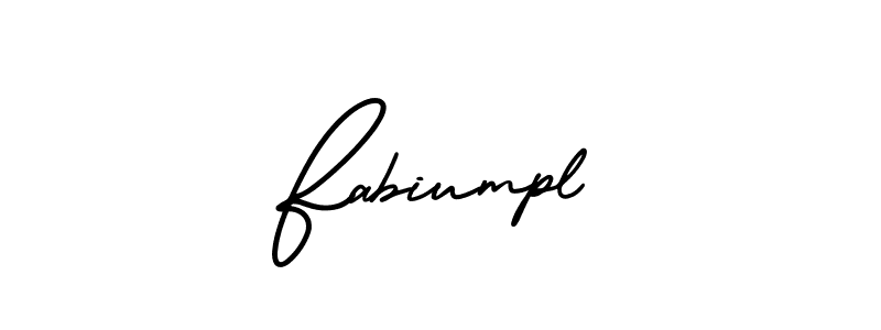 Make a beautiful signature design for name Fabiumpl. With this signature (AmerikaSignatureDemo-Regular) style, you can create a handwritten signature for free. Fabiumpl signature style 3 images and pictures png