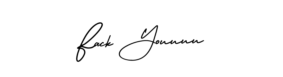 Make a beautiful signature design for name Fack Youuuu. With this signature (AmerikaSignatureDemo-Regular) style, you can create a handwritten signature for free. Fack Youuuu signature style 3 images and pictures png