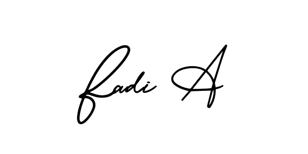 Once you've used our free online signature maker to create your best signature AmerikaSignatureDemo-Regular style, it's time to enjoy all of the benefits that Fadi A name signing documents. Fadi A signature style 3 images and pictures png