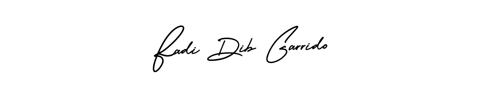 Use a signature maker to create a handwritten signature online. With this signature software, you can design (AmerikaSignatureDemo-Regular) your own signature for name Fadi Dib Garrido. Fadi Dib Garrido signature style 3 images and pictures png