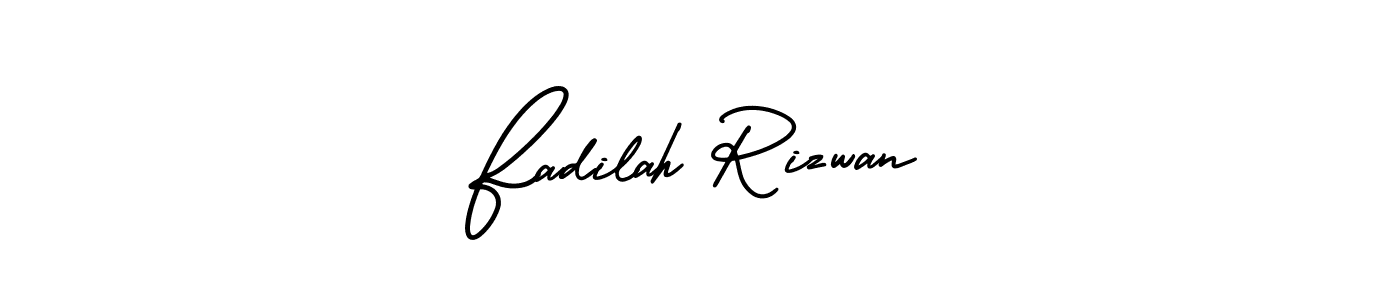 Use a signature maker to create a handwritten signature online. With this signature software, you can design (AmerikaSignatureDemo-Regular) your own signature for name Fadilah Rizwan. Fadilah Rizwan signature style 3 images and pictures png