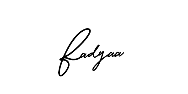Best and Professional Signature Style for Fadyaa. AmerikaSignatureDemo-Regular Best Signature Style Collection. Fadyaa signature style 3 images and pictures png