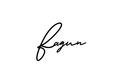 Make a beautiful signature design for name Fagun. Use this online signature maker to create a handwritten signature for free. Fagun signature style 3 images and pictures png