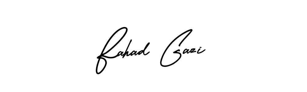 Also You can easily find your signature by using the search form. We will create Fahad Gazi name handwritten signature images for you free of cost using AmerikaSignatureDemo-Regular sign style. Fahad Gazi signature style 3 images and pictures png