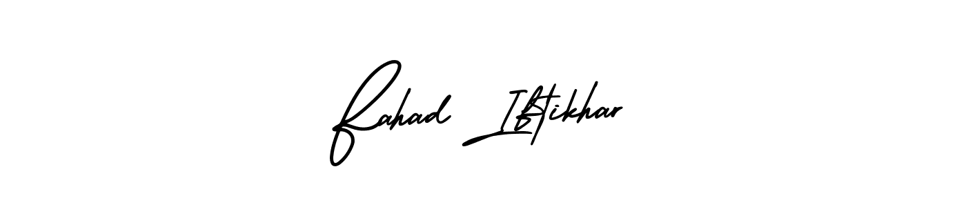 How to make Fahad Iftikhar signature? AmerikaSignatureDemo-Regular is a professional autograph style. Create handwritten signature for Fahad Iftikhar name. Fahad Iftikhar signature style 3 images and pictures png