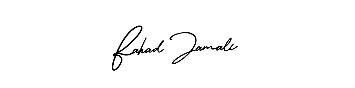 if you are searching for the best signature style for your name Fahad Jamali. so please give up your signature search. here we have designed multiple signature styles  using AmerikaSignatureDemo-Regular. Fahad Jamali signature style 3 images and pictures png