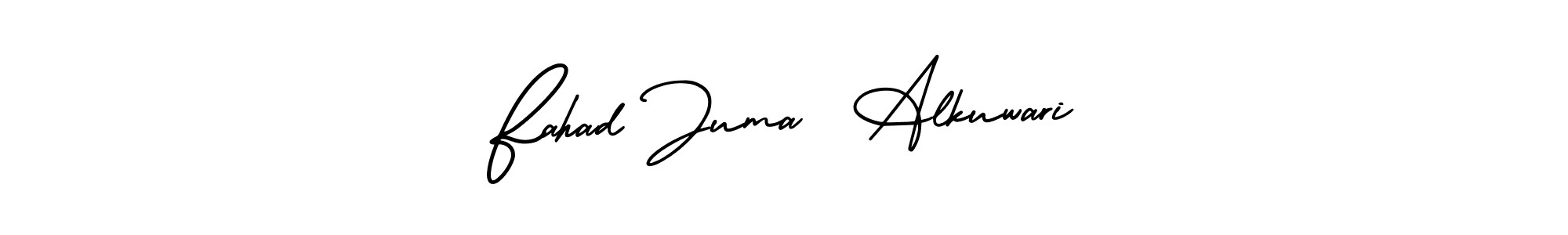 Make a short Fahad Juma  Alkuwari signature style. Manage your documents anywhere anytime using AmerikaSignatureDemo-Regular. Create and add eSignatures, submit forms, share and send files easily. Fahad Juma  Alkuwari signature style 3 images and pictures png