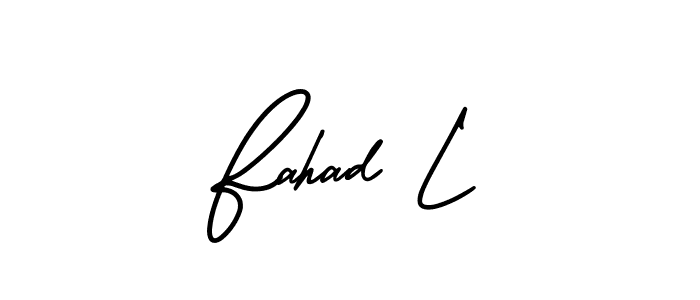 Once you've used our free online signature maker to create your best signature AmerikaSignatureDemo-Regular style, it's time to enjoy all of the benefits that Fahad L name signing documents. Fahad L signature style 3 images and pictures png
