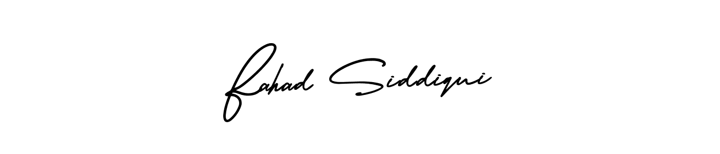 Fahad Siddiqui stylish signature style. Best Handwritten Sign (AmerikaSignatureDemo-Regular) for my name. Handwritten Signature Collection Ideas for my name Fahad Siddiqui. Fahad Siddiqui signature style 3 images and pictures png
