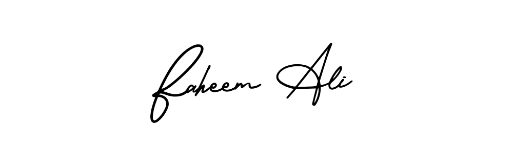 Best and Professional Signature Style for Faheem Ali. AmerikaSignatureDemo-Regular Best Signature Style Collection. Faheem Ali signature style 3 images and pictures png