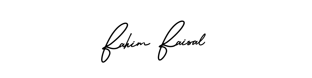 Use a signature maker to create a handwritten signature online. With this signature software, you can design (AmerikaSignatureDemo-Regular) your own signature for name Fahim Faisal. Fahim Faisal signature style 3 images and pictures png