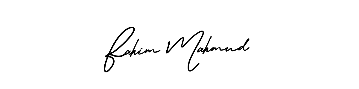 Use a signature maker to create a handwritten signature online. With this signature software, you can design (AmerikaSignatureDemo-Regular) your own signature for name Fahim Mahmud. Fahim Mahmud signature style 3 images and pictures png