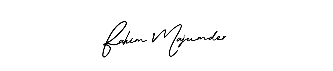Use a signature maker to create a handwritten signature online. With this signature software, you can design (AmerikaSignatureDemo-Regular) your own signature for name Fahim Majumder. Fahim Majumder signature style 3 images and pictures png