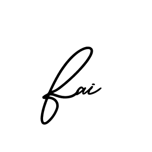 Make a beautiful signature design for name Fai. Use this online signature maker to create a handwritten signature for free. Fai signature style 3 images and pictures png