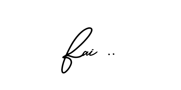 You should practise on your own different ways (AmerikaSignatureDemo-Regular) to write your name (Fai ..) in signature. don't let someone else do it for you. Fai .. signature style 3 images and pictures png