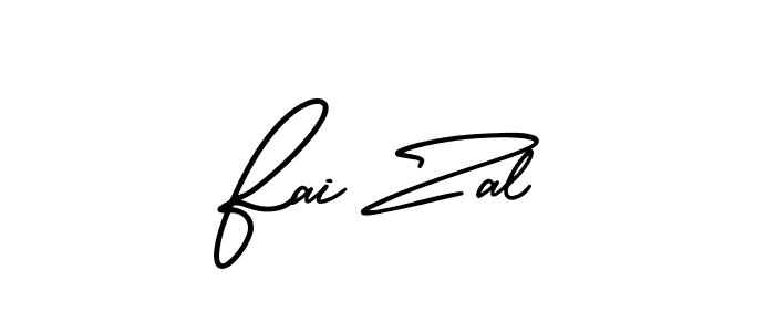 How to Draw Fai Zal signature style? AmerikaSignatureDemo-Regular is a latest design signature styles for name Fai Zal. Fai Zal signature style 3 images and pictures png