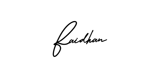 if you are searching for the best signature style for your name Faidhan. so please give up your signature search. here we have designed multiple signature styles  using AmerikaSignatureDemo-Regular. Faidhan signature style 3 images and pictures png