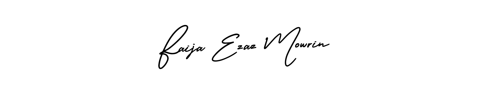 Make a beautiful signature design for name Faija Ezaz Mowrin. Use this online signature maker to create a handwritten signature for free. Faija Ezaz Mowrin signature style 3 images and pictures png