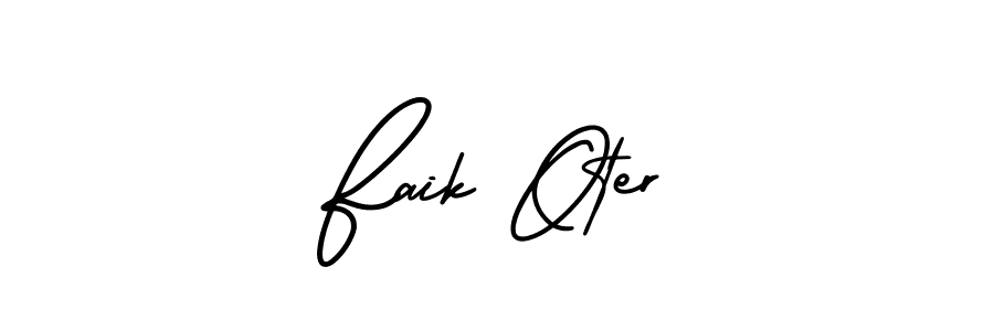 You can use this online signature creator to create a handwritten signature for the name Faik Oter. This is the best online autograph maker. Faik Oter signature style 3 images and pictures png