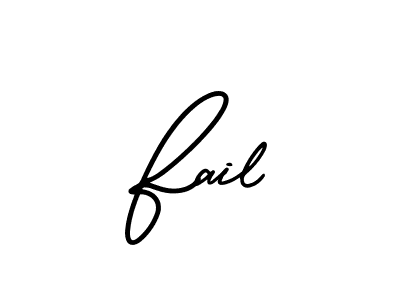 Design your own signature with our free online signature maker. With this signature software, you can create a handwritten (AmerikaSignatureDemo-Regular) signature for name Fail. Fail signature style 3 images and pictures png