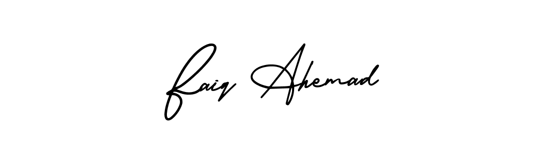 Use a signature maker to create a handwritten signature online. With this signature software, you can design (AmerikaSignatureDemo-Regular) your own signature for name Faiq Ahemad. Faiq Ahemad signature style 3 images and pictures png