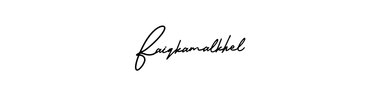 Best and Professional Signature Style for Faiqkamalkhel. AmerikaSignatureDemo-Regular Best Signature Style Collection. Faiqkamalkhel signature style 3 images and pictures png