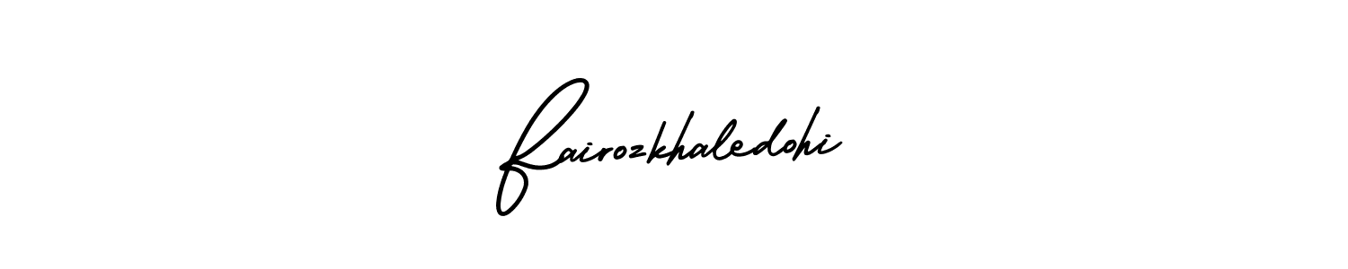 Make a beautiful signature design for name Fairozkhaledohi. Use this online signature maker to create a handwritten signature for free. Fairozkhaledohi signature style 3 images and pictures png