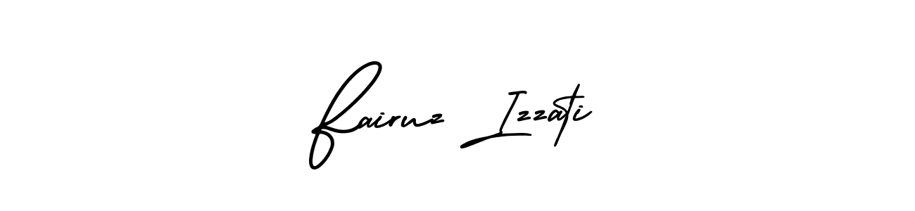 Best and Professional Signature Style for Fairuz Izzati. AmerikaSignatureDemo-Regular Best Signature Style Collection. Fairuz Izzati signature style 3 images and pictures png