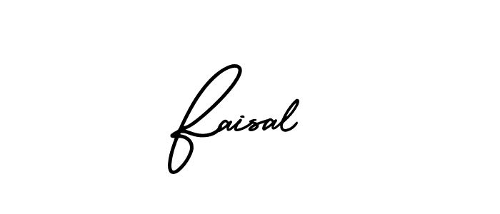 Make a short Faisal  signature style. Manage your documents anywhere anytime using AmerikaSignatureDemo-Regular. Create and add eSignatures, submit forms, share and send files easily. Faisal  signature style 3 images and pictures png