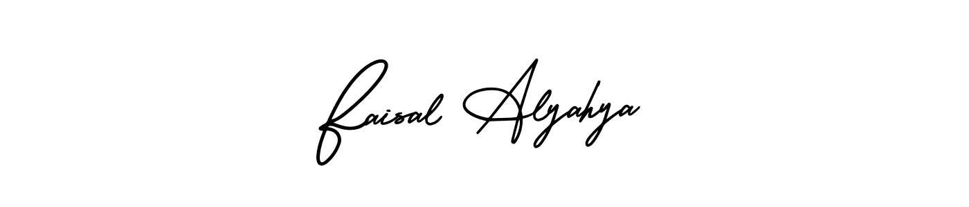 It looks lik you need a new signature style for name Faisal Alyahya. Design unique handwritten (AmerikaSignatureDemo-Regular) signature with our free signature maker in just a few clicks. Faisal Alyahya signature style 3 images and pictures png