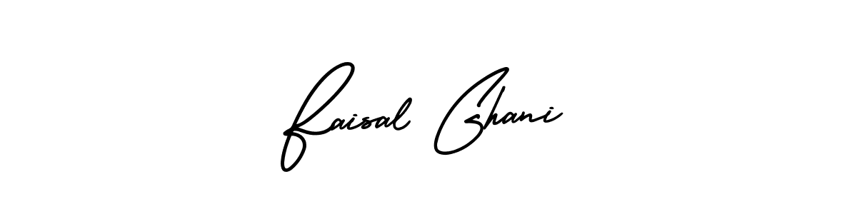 How to make Faisal Ghani signature? AmerikaSignatureDemo-Regular is a professional autograph style. Create handwritten signature for Faisal Ghani name. Faisal Ghani signature style 3 images and pictures png