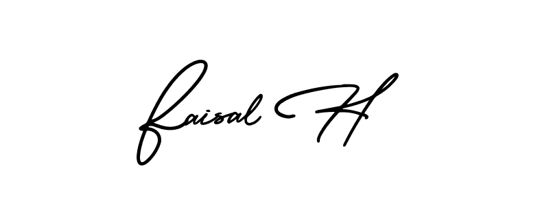 Check out images of Autograph of Faisal H name. Actor Faisal H Signature Style. AmerikaSignatureDemo-Regular is a professional sign style online. Faisal H signature style 3 images and pictures png