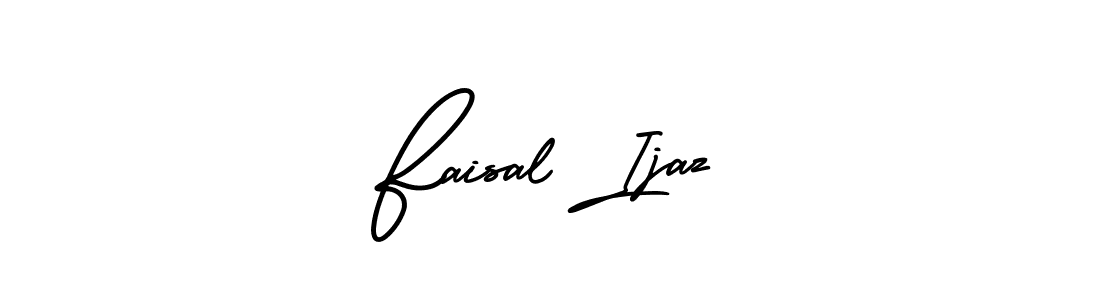 Also You can easily find your signature by using the search form. We will create Faisal Ijaz name handwritten signature images for you free of cost using AmerikaSignatureDemo-Regular sign style. Faisal Ijaz signature style 3 images and pictures png