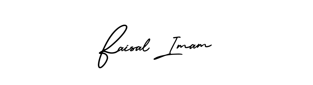 How to Draw Faisal Imam signature style? AmerikaSignatureDemo-Regular is a latest design signature styles for name Faisal Imam. Faisal Imam signature style 3 images and pictures png