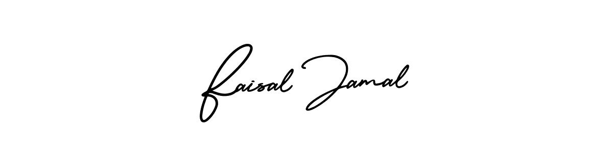 Faisal Jamal stylish signature style. Best Handwritten Sign (AmerikaSignatureDemo-Regular) for my name. Handwritten Signature Collection Ideas for my name Faisal Jamal. Faisal Jamal signature style 3 images and pictures png