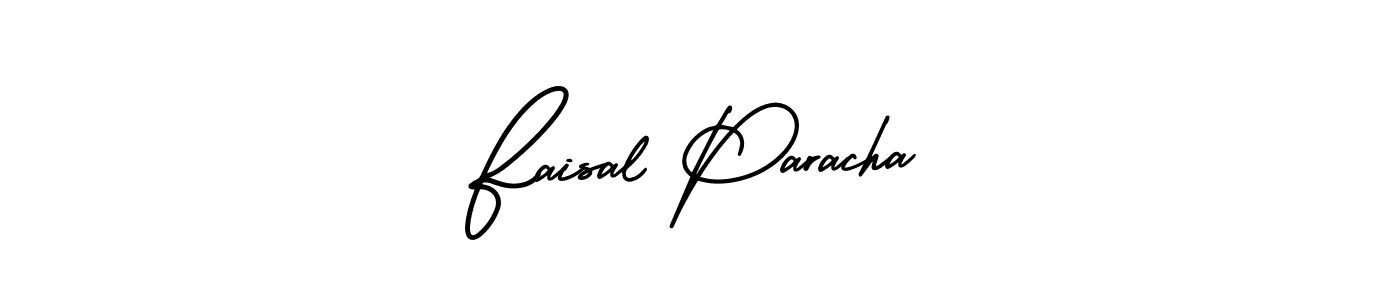 if you are searching for the best signature style for your name Faisal Paracha. so please give up your signature search. here we have designed multiple signature styles  using AmerikaSignatureDemo-Regular. Faisal Paracha signature style 3 images and pictures png