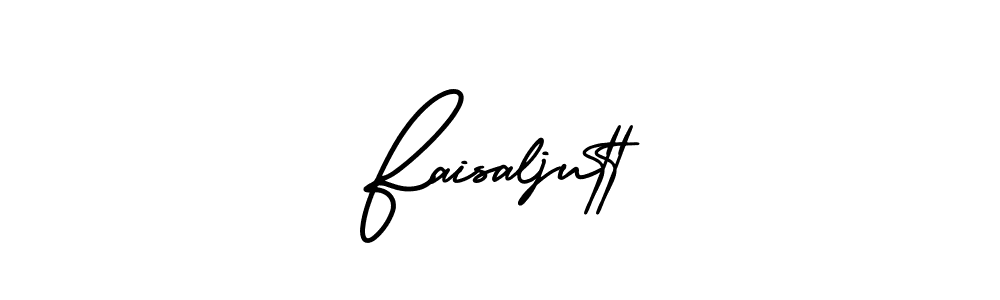 The best way (AmerikaSignatureDemo-Regular) to make a short signature is to pick only two or three words in your name. The name Faisaljutt include a total of six letters. For converting this name. Faisaljutt signature style 3 images and pictures png