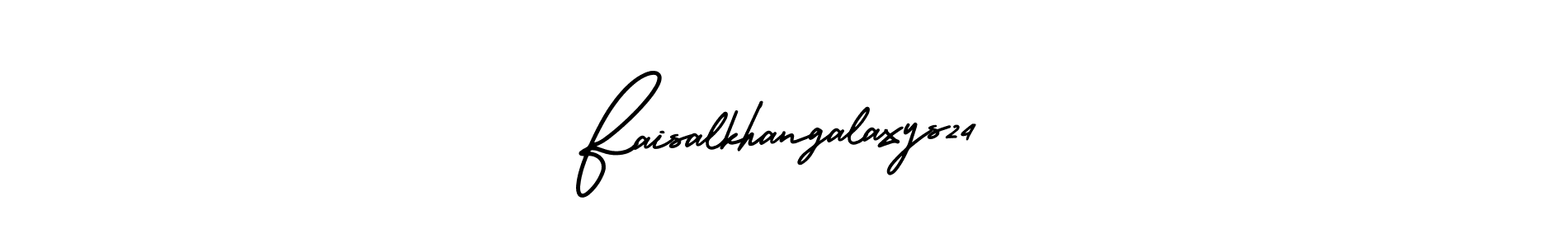 Faisalkhangalaxys24 stylish signature style. Best Handwritten Sign (AmerikaSignatureDemo-Regular) for my name. Handwritten Signature Collection Ideas for my name Faisalkhangalaxys24. Faisalkhangalaxys24 signature style 3 images and pictures png