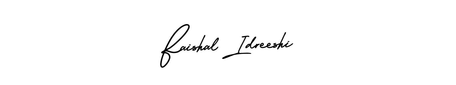 Use a signature maker to create a handwritten signature online. With this signature software, you can design (AmerikaSignatureDemo-Regular) your own signature for name Faishal Idreeshi. Faishal Idreeshi signature style 3 images and pictures png