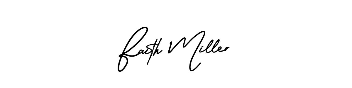 Use a signature maker to create a handwritten signature online. With this signature software, you can design (AmerikaSignatureDemo-Regular) your own signature for name Faith Miller. Faith Miller signature style 3 images and pictures png