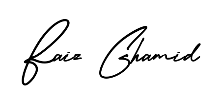 An effortless, minimalist signature concept for Faiz Ghamid using AmerikaSignatureDemo-Regular design. Clean lines that look great on any document. Faiz Ghamid signature style 3 images and pictures png