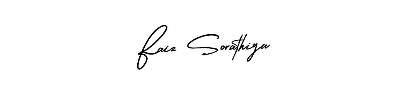 Also we have Faiz Sorathiya name is the best signature style. Create professional handwritten signature collection using AmerikaSignatureDemo-Regular autograph style. Faiz Sorathiya signature style 3 images and pictures png