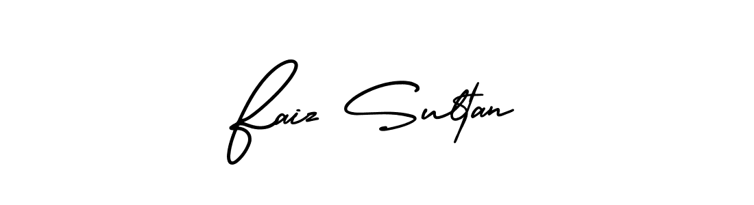 Similarly AmerikaSignatureDemo-Regular is the best handwritten signature design. Signature creator online .You can use it as an online autograph creator for name Faiz Sultan. Faiz Sultan signature style 3 images and pictures png