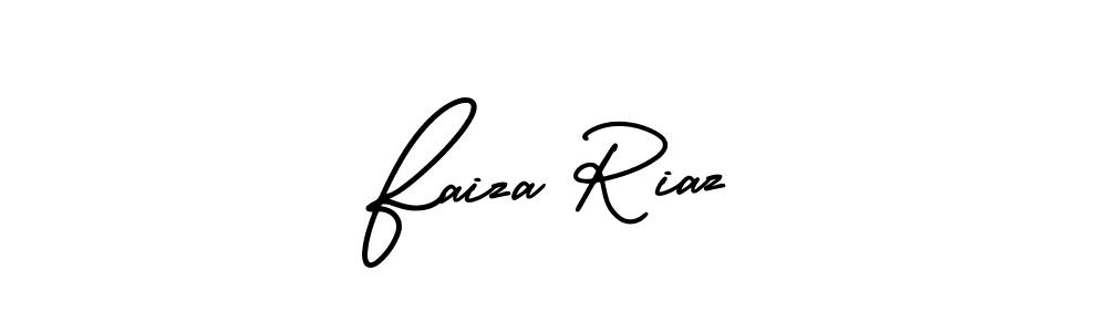 Make a beautiful signature design for name Faiza Riaz. Use this online signature maker to create a handwritten signature for free. Faiza Riaz signature style 3 images and pictures png